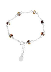 Armband OSTSEE-SCHMUCK "- Adelina klein - Silber 925/000 - Bernstein" Gr. 17, silber (silber 925, silberfarben, wei&szlig;), Armb&auml;nder, Damen, Silber 925 (Sterlingsilber), Armband