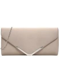 Clutch Tamaris "Clutch TAS Amalia", Damen, Gr. B/H/T: 26cm x 13cm x 6cm 0, beige (lighttaupe 911), Polyurethan, Taschen