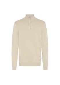 Troyer Blend "Troyer BHDAN", Herren, Gr. XXL, grau (plaza taupe), Obermaterial: 70% Viskose CV. 30% Nylon NY., Pullover Troyer