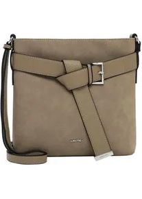 Umh&auml;ngetasche SURI FREY "Umh&auml;ngetasche SFY Libby", Damen, Gr. B/H/T: 26cm x 26cm x 6cm 0, grau (taupe 900), Polyurethan, Taschen Umh&auml;ngetasche