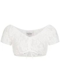 N&uuml;bler Dirndlbluse N&Uuml;BLER "Dirndlbluse Carmen Maria", Damen, Gr. 38, wei&szlig;, Obermaterial: 100% Polyacryl PAN., Blusen Dirndlbluse