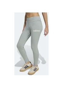 Leggings Adidas SPORTSWEAR "ESSENTIALS KIDS", M&auml;dchen, Gr. 164, N-Gr, wonder sage, wei&szlig;,, Obermaterial: 93% Baumwolle, 7% Elasthan, Hosen Leggings, sportlicher Stil, f&uuml;r Kinder, aus Baumwolle mit Elasthan