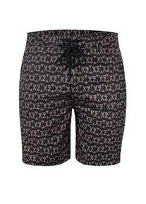 Badeshorts YEAZ "Badeshorts DAZZERS", Herren, Gr. M, US, schwarz, Obermaterial: 97% Polyester PES. 3% Elasthan EL., Badehosen Badeshorts