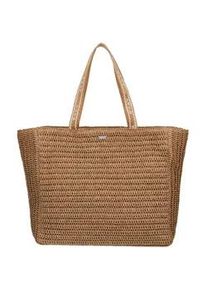 Strandtasche Roxy "Spotless Sunnies", Damen, braunie, Obermaterial: 100% Papier;, Taschen Strandtasche