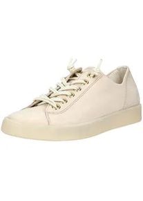 Schn&uuml;rschuh Paul Green "Paul Green Halbschuhe Nubuk/Velours", Damen, Gr. 37,5, beige, Leder, Schuhe Schn&uuml;rschuh