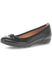 Ballerina Gabor "Sportliche Ballerina", Damen, Gr. 37,5, schwarz, Schuhe Ballerina