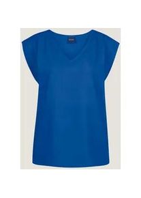 Madeleine Mode Blusentop MADELEINE "Shirt Shirt", Damen, Gr. 38, blau (royalblau), Obermaterial: 100% Polyester PES., Modern, normal, Blusen Blusentop