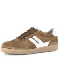 Sneaker Gabor "Sneaker low", Damen, Gr. 42,5, braun, Schuhe Sneaker