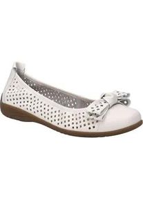 Ballerina Josef Seibel "Fenja 24, weiss", Damen, Gr. 40, wei&szlig;, Obermaterial: 100% Rindsleder Leather cow., Schuhe Ballerina