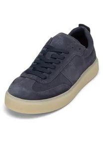 Marc O'Polo Sneaker MARC O'POLO "aus ge&ouml;ltem Veloursleder", Herren, Gr. 43, waikawa blau, Obermaterial: 100% Leder (Rind), unifarben, Schuhe Sneaker