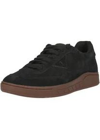 Sneaker Clarks "CraftRally Ace", Herren, Gr. 44, schwarz, Schuhe Sneaker, mit Retro-Tennissilhouette