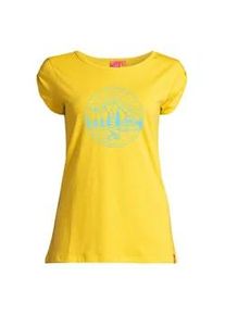 T-Shirt SALZHAUT "Shirt BIIKE - CAMPER", Damen, Gr. XL, gelb, Obermaterial: 100% Baumwolle CO., Shirts T-Shirt