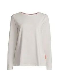 Langarmshirt SALZHAUT "Longsleeve SCHATEKE", Damen, Gr. XXL, wei&szlig; (sanftes wei&szlig;), Obermaterial: 94% Baumwolle CO. 6% Elasthan EL., Shirts Langarmshirt