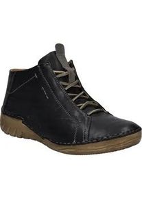 Stiefelette Josef Seibel "Felicia 05, schwarz-kombi", Damen, Gr. 39, schwarz (schwarz, kombi), Obermaterial: 100% Rindsleder Leather cow., Schuhe Stiefelette