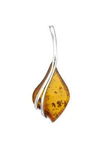 Kettenanh&auml;nger OSTSEE-SCHMUCK "- Ramona - Silber 925/000 - Bernstein" Gr. 40, silber (silber 925, silberfarben, wei&szlig;), Schmuckanh&auml;nger, Damen, Silber 925 (Sterlingsilber), Kettenanh&auml;nger