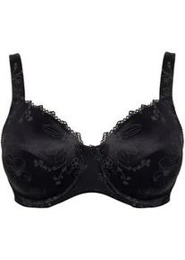 B&uuml;gel-BH Ulla Dessous "BH mit B&uuml;gel Viola", Damen, Gr. 85, Cup F, schwarz, Obermaterial: 40% Polyamid PA. 40% Elasthan EL. 20% Polyester PES., BHs B&uuml;gel-BH
