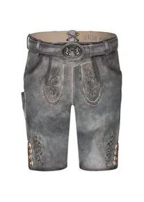 N&uuml;bler Trachtenlederhose N&Uuml;BLER "Lederhose kurz Thomas", Herren, Gr. 54, EURO, beige (natur), Obermaterial: 100% Lammleder LEL., Hosen