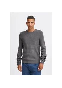 Strickpullover Blend "BHPullover", Herren, Gr. XXL, pewter mix, Grobstrick, 80% Polyacryl, 20% Nylon, meliert, Basic, regular fit normal, Rundhals, weit, Pullover Strickpullover, Klassischer Grobstrickpullover mit Rundhalsausschnitt