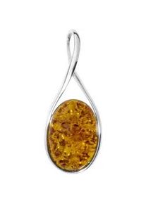 Kettenanh&auml;nger OSTSEE-SCHMUCK "- Jody - Silber 925/000 - Bernstein" Gr. 42, silber (silber 925, silberfarben, wei&szlig;), Schmuckanh&auml;nger, Damen, Silber 925 (Sterlingsilber), Kettenanh&auml;nger