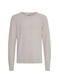 Strickfleece-Pullover Blend "Strickpullover bhpullover", Herren, Gr. XL, braun (crockery), Obermaterial: 100% Baumwolle CO., Pullover