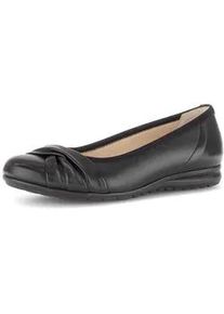 Ballerina Gabor "Sportliche Ballerina", Damen, Gr. 40, schwarz, Schuhe Ballerina