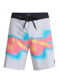 Boardshorts Quiksilver "Surfsilk Straight 18", Herren, Gr. 33(M/L), micro chip thermo stripe, Obermaterial: 88% Microfaser, 12% Elasthan;, Hosen