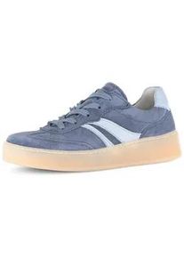Sneaker Gabor "Sneaker low", Herren, Gr. 38,5, blau, Schuhe Sneaker