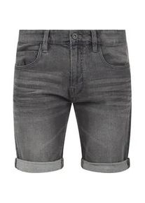 Jeansshorts INDICODE "Jeansshorts IDQuentin", Herren, Gr. XXL, N-Gr, grau (light grau), Web, Obermaterial: 98% Baumwolle CO. 2% Elasthan EL., unifarben, Basic, regular fit kurz, Jeans Jeansshorts