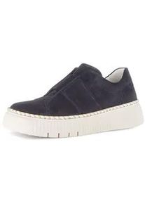 Sneaker Gabor "Sneaker low", Damen, Gr. 37,5, blau, Schuhe Sneaker