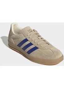 Sneaker Adidas ORIGINALS "GAZELLE INDOOR", Herren, Gr. 38,5, magic beige, royal blau, wonder wei&szlig;, Leder, Schuhe Sneaker