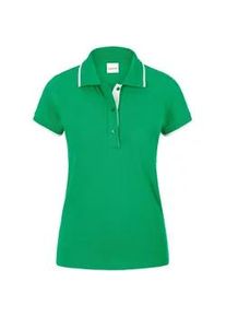 Madeleine Mode Kurzarmshirt MADELEINE "Poloshirt Klassisches Poloshirt", Damen, Gr. 42, gr&uuml;n (apfelgr&uuml;n), Obermaterial: 97% Baumwolle CO. 3% Elasthan EL., Modern, normal, Shirts