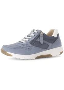 Sneaker Gabor "Sneaker low", Damen, Gr. 37,5, blau, Schuhe Sneaker