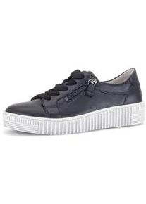 Sneaker Gabor "Sneaker low", Damen, Gr. 35, blau, Schuhe Sneaker