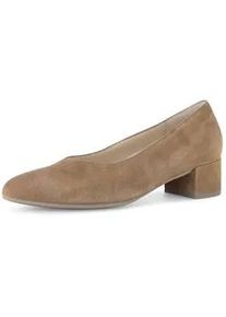 Pumps Gabor "Eleganter Pump", Damen, Gr. 38, braun, Schuhe Pumps