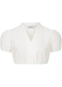 N&uuml;bler Dirndlbluse N&Uuml;BLER "Dirndlbluse kurzarm Valentina", Damen, Gr. 32, beige (creme), Obermaterial: 100% Baumwolle CO., Blusen Dirndlbluse