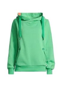 Kapuzenpullover SALZHAUT "Hoodie S&Uuml;NN", Damen, Gr. S, gr&uuml;n (apple gr&uuml;n mel), Obermaterial: 55% Baumwolle CO. 45% Polyester PES., Pullover Kapuzenpullover