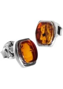 Paar Ohrstecker OSTSEE-SCHMUCK "- Mandy - Silber 925/000 - Bernstein" Gr. 7, silber (silber 925, silberfarben, wei&szlig;), Ohrringe, Damen, Silber 925 (Sterlingsilber)