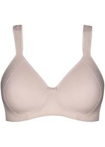 Schalen-BH SuSa "Schalen BH ohne B&uuml;gel Milano", Damen, Gr. 95, Cup B, beige (sand), Stoff, Obermaterial: 79% Polyamid PA. 13% Elasthan EL. 8% Baumwolle CO., BHs Schalen-BH