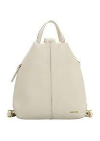 Emily & Noah Rucksack EMILY & NOAH "Rucksack E&N Julie", Damen, Gr. B/H/T: 36cm x 32cm x 13cm, beige (beige 400), Obermaterial: 60% Polyurethan PU. 40% Polyester PES., Rucks&auml;cke Rucksack