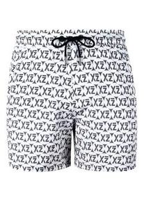 Badeshorts YEAZ "Badeshorts SEASHEY", Herren, Gr. M, US, wei&szlig;, Obermaterial: 97% Polyester PES. 3% Elasthan EL., Badehosen Badeshorts
