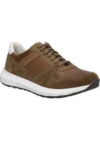 Sneaker Josef Seibel "Cameron 10, cognac-kombi", Herren, Gr. 41, braun (cognac, kombi), Obermaterial: 100% Rindsleder Leather cow., Schuhe Sneaker