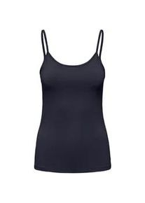 T-Shirt Only "T-Shirt ONLEA NEW SINGLET JRS 1er Pack", Damen, Gr. XS, blau, Obermaterial: 94% Polyamid PA. 6% Elasthan EL., Shirts T-Shirt