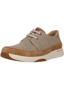 Sneaker Clarks "Easeway", Herren, Gr. 43, beige, Schuhe Sneaker, aus atmungsaktiven und leichten Materialien