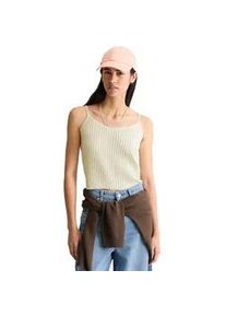 Marc O'Polo Kurzarmpullover MARC O'POLO DENIM "aus LENZINGTM ECOVEROTM", Damen, Gr. XXL, creamy wei&szlig;, Obermaterial: 72% Viskose, 28% Polyester, unifarben, Rundhals, Pullover