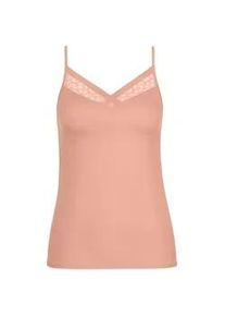 Unterhemd LISCA "Damen Unterhemd Opal", Damen, Gr. XL, N-Gr, rosa (rose blush), Obermaterial: 82% Polyamid PA. 18% Elasthan EL., Unterhemden Unterhemd