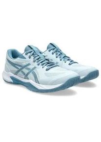Hallenschuh asics "GEL-TACTIC 13", Herren, Gr. 47, cool grau, saba blau, Synthetik, Schuhe Hallenschuh, besonders geeignet f&uuml;r Handball und Volleyball