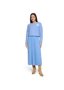 Overall Cartoon "Damen 2-in-1-Optik", Damen, Gr. 42, Normalgr&ouml;&szlig;en, hellblau, Obermaterial: 95% Polyester, 5% Elasthan, figurumspielend, Rundhals, Overalls Overall