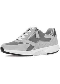 Sneaker Gabor "Sneaker low", Damen, Gr. 38,5, grau, Schuhe Sneaker
