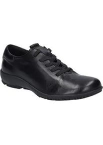 Schn&uuml;rschuh Josef Seibel "Charlotte 01, black-black", Damen, Gr. 37, schwarz (schwarz, schwarz), Obermaterial: 100% Rindsleder Leather cow., Schuhe Schn&uuml;rschuh