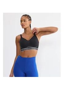 Sport-BH triaction by Triumph "Triaction Cardio Air", Damen, Gr. 85, Cup F, schwarz, Mesh;Single Jersey, Obermaterial: 57% Polyester, 27% Polyamid, 16% Elasthan, BHs Sport-BH, atmungsaktiv, extremer Halt